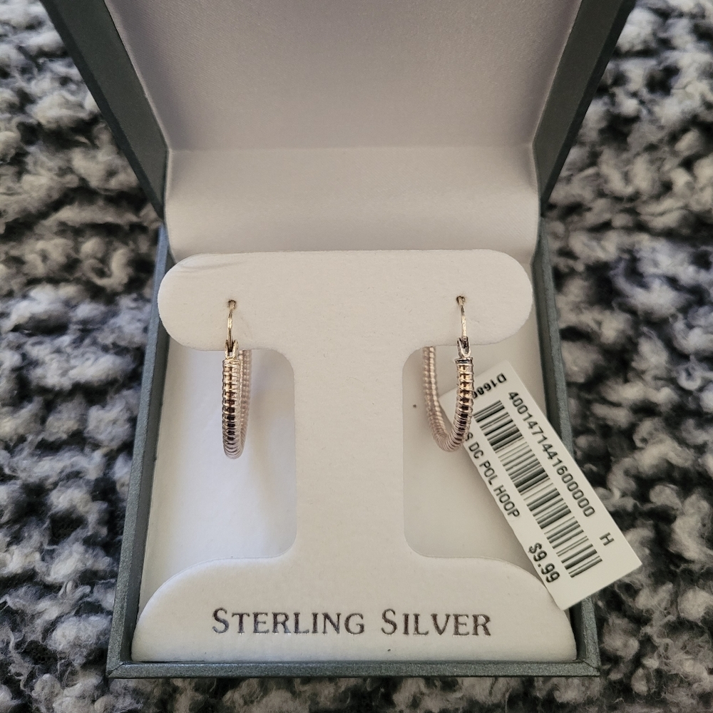 Sterling Silver Hoop Earrings